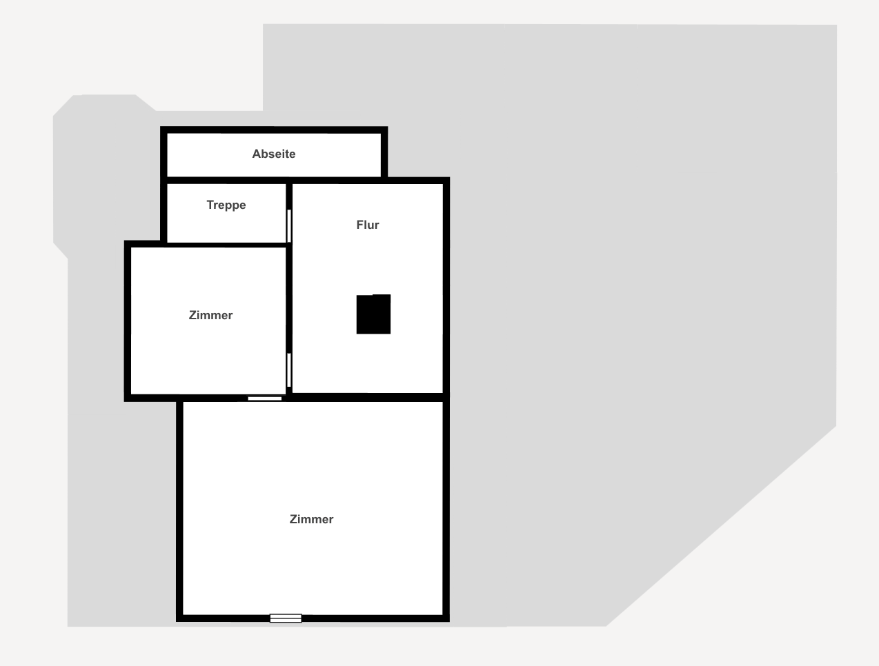 Grundriss Spitzboden